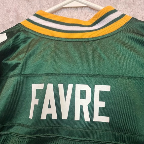 Vintage NFL Green Bay Packers Brett Favre Football Jersey Sz M Reebok Players #4 - Picture 16 of 16